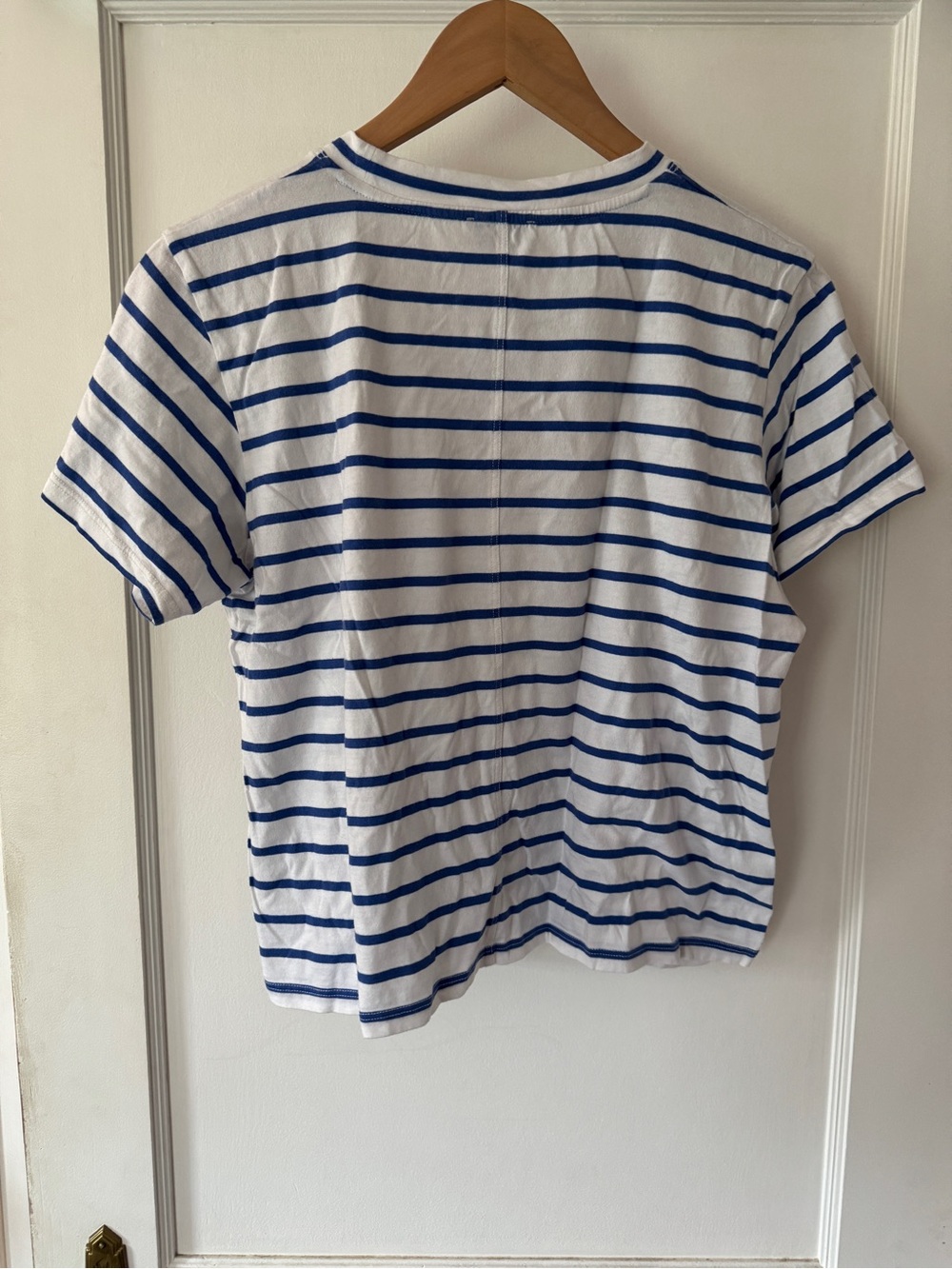 AYR Women’s Sno Cone Blue & White Striped Crewneck Tee size L - Picture 4 of 9